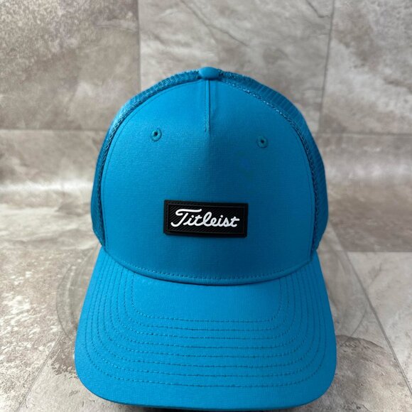 Titleist Monterey Reef Blue White Black Fitted Golf Cap Pick Your Size! - Picture 12 of 14